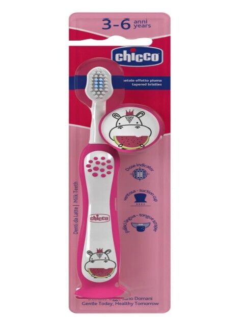 Chicco Diş Fırçası 3-6 Yaş Hippo