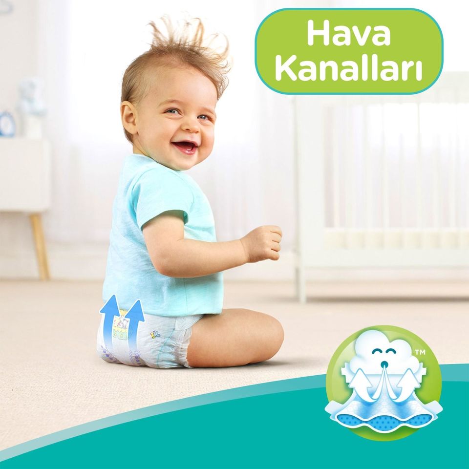 Prima Bebek Bezi Aktif Bebek Fırsat Paket 3 Beden 62 Adet