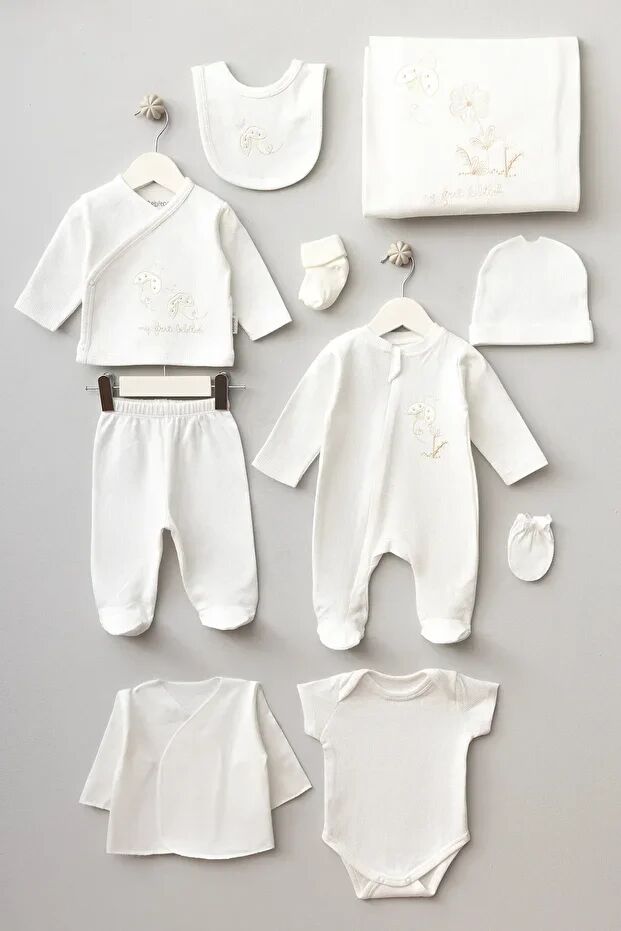 Bebitof Uğur Böceği 10 Parça Hastane Çıkışı 10122 Ekru