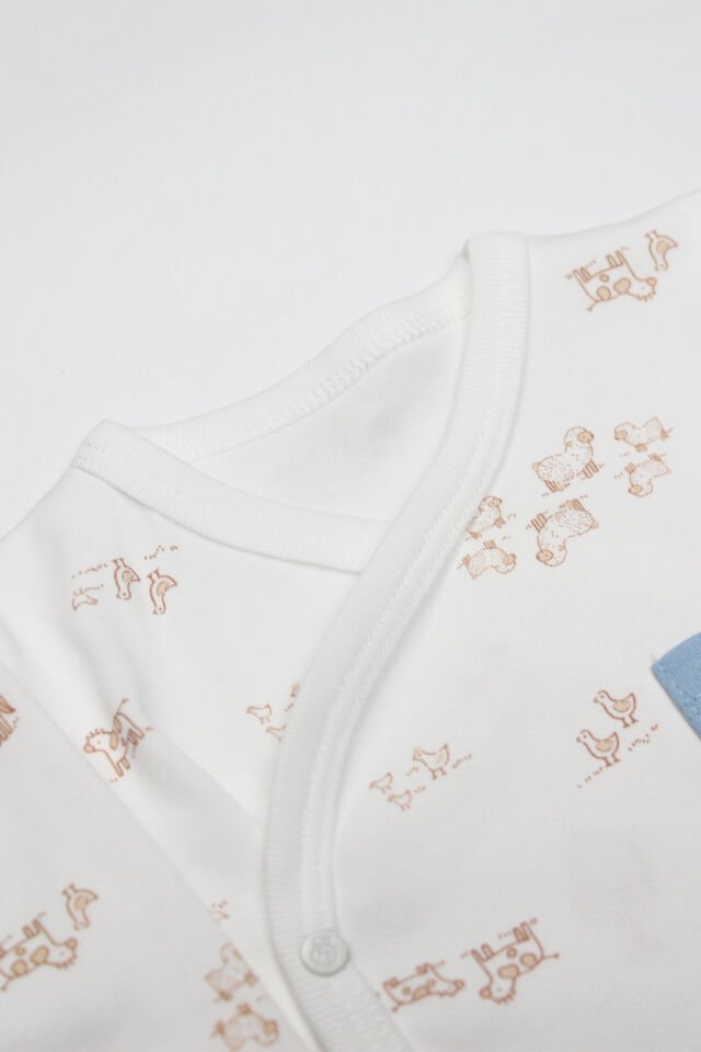 Bistyle Curly Lamb 3'Lü Zıbın Takımı 13107 Bej Ekru