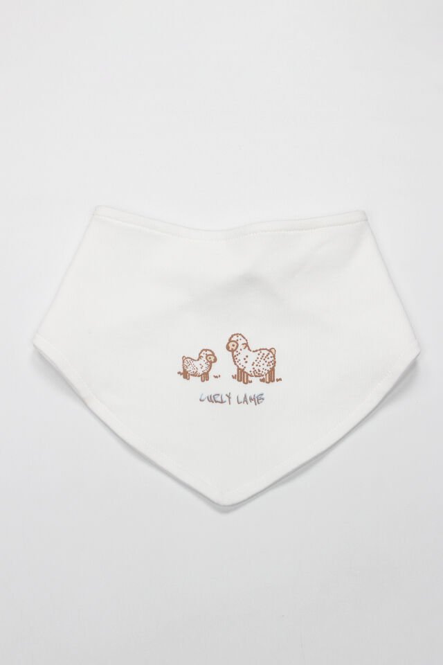 Bistyle Curly Lamb 3'Lü Zıbın Takımı 13107 Bej Ekru