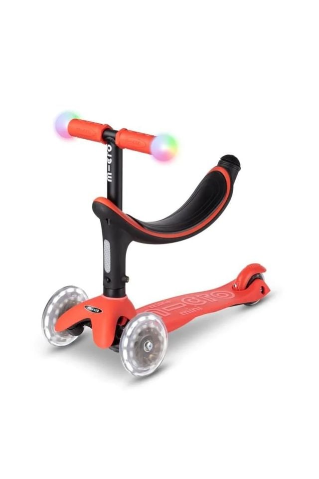 Micro Mini2Grow Deluxe Magic Led Scooter - Red