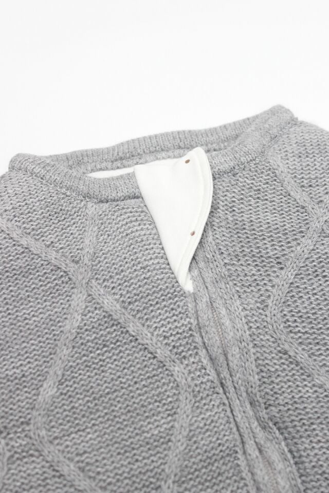 Bistyle Baby İn Swadding Triko Kundak 75108 Gri