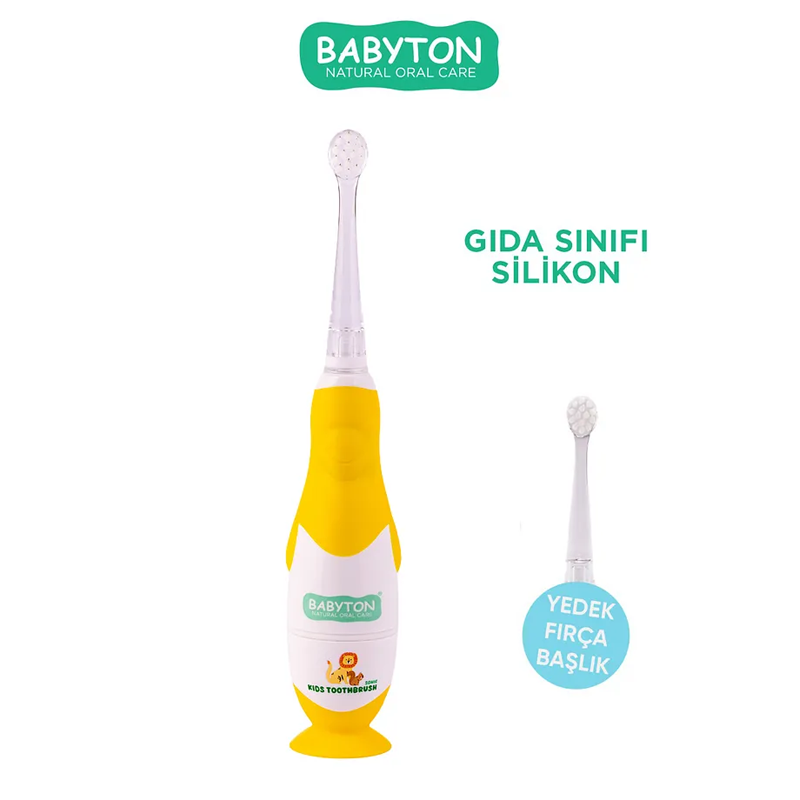 Babyton Bebekler Ve Çocuklar İçin Sonik Pilli Diş Fırçası