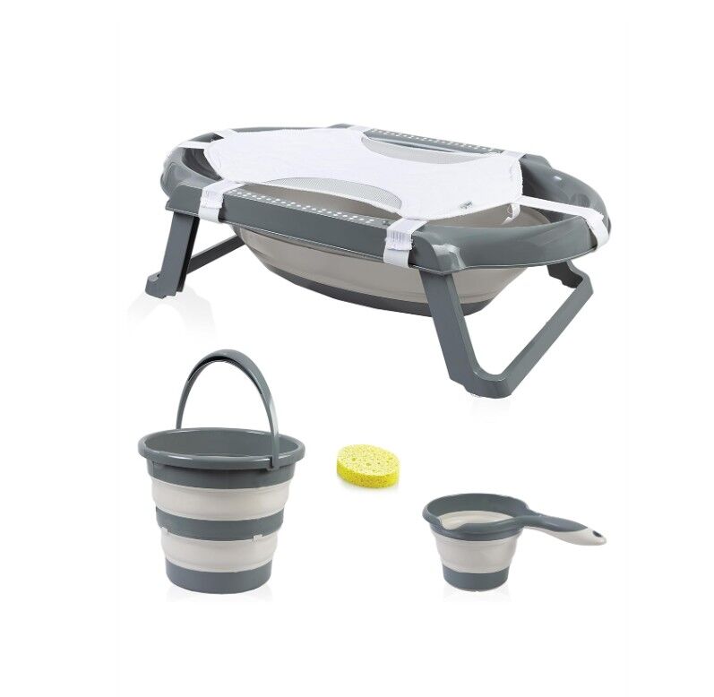 BabyJem Katlanır Banyo 5'Li Küvet Seti 596 Antrasit