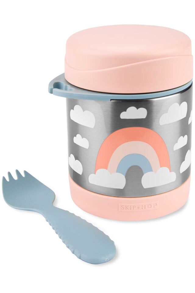 Skip Hop Zoo Paslanmaz Çelik Termos 325 ml Gökkuşağı