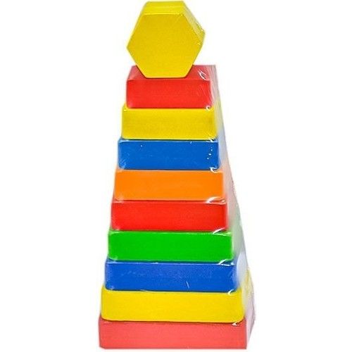 PlayWood Dikdörtgen Renkli Kule 393