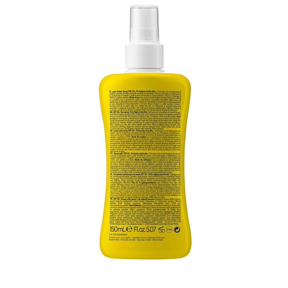 Chicco Baby Moments Sun Güneş Spreyi SPF 50+ - 150 ml + After Sun Hediye