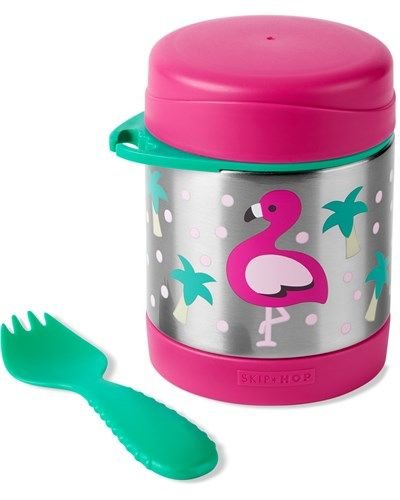 Skip Hop Zoo Paslanmaz Çelik Termos 325 ml Flamingo