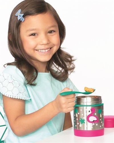 Skip Hop Zoo Paslanmaz Çelik Termos 325 ml Flamingo