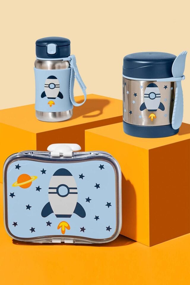 Skip Hop Zoo Paslanmaz Çelik Termos 325 ml Roket