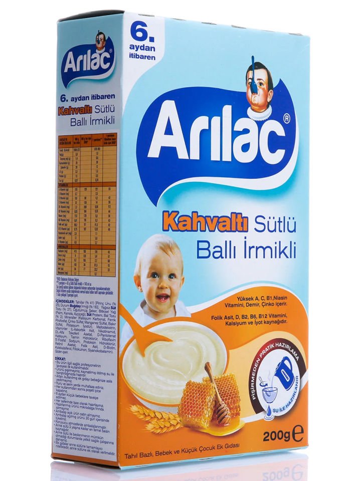 Arılac İnstant Sütlü Ballı İrmikli Ek Gıda 200 Gr