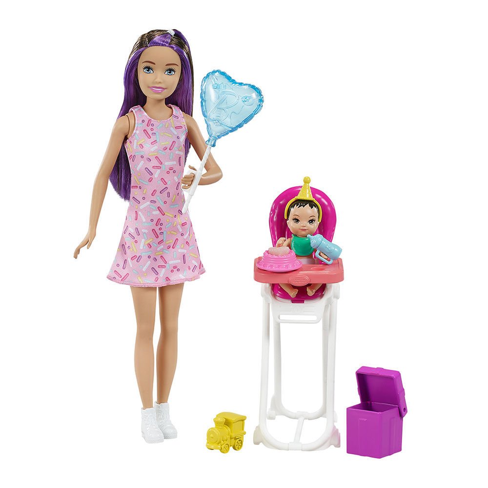 Barbie Bebek Bakıcısı Bebeği ve Aksesuarları Oyun Seti FHY97 GRP40