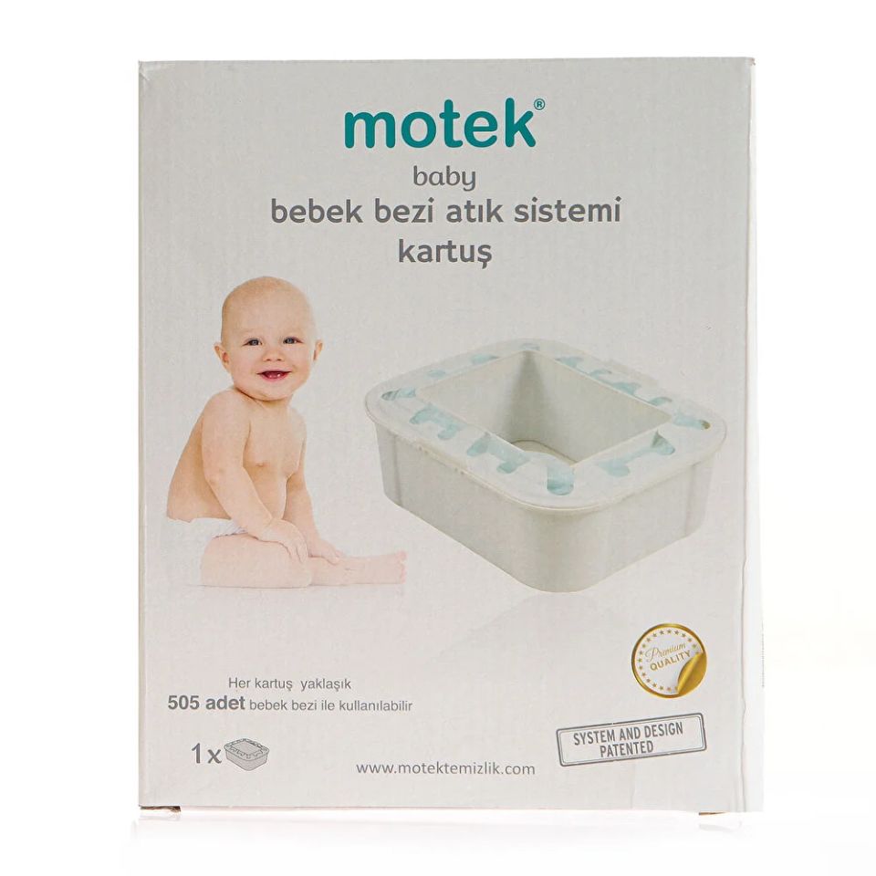 Motek 505 Adet Kirli Bebek Bezi Kartuşu