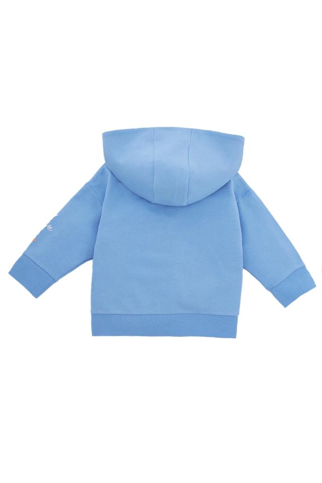 Minycenter Erkek Bebek Sweatshirt 24E008 Mavi