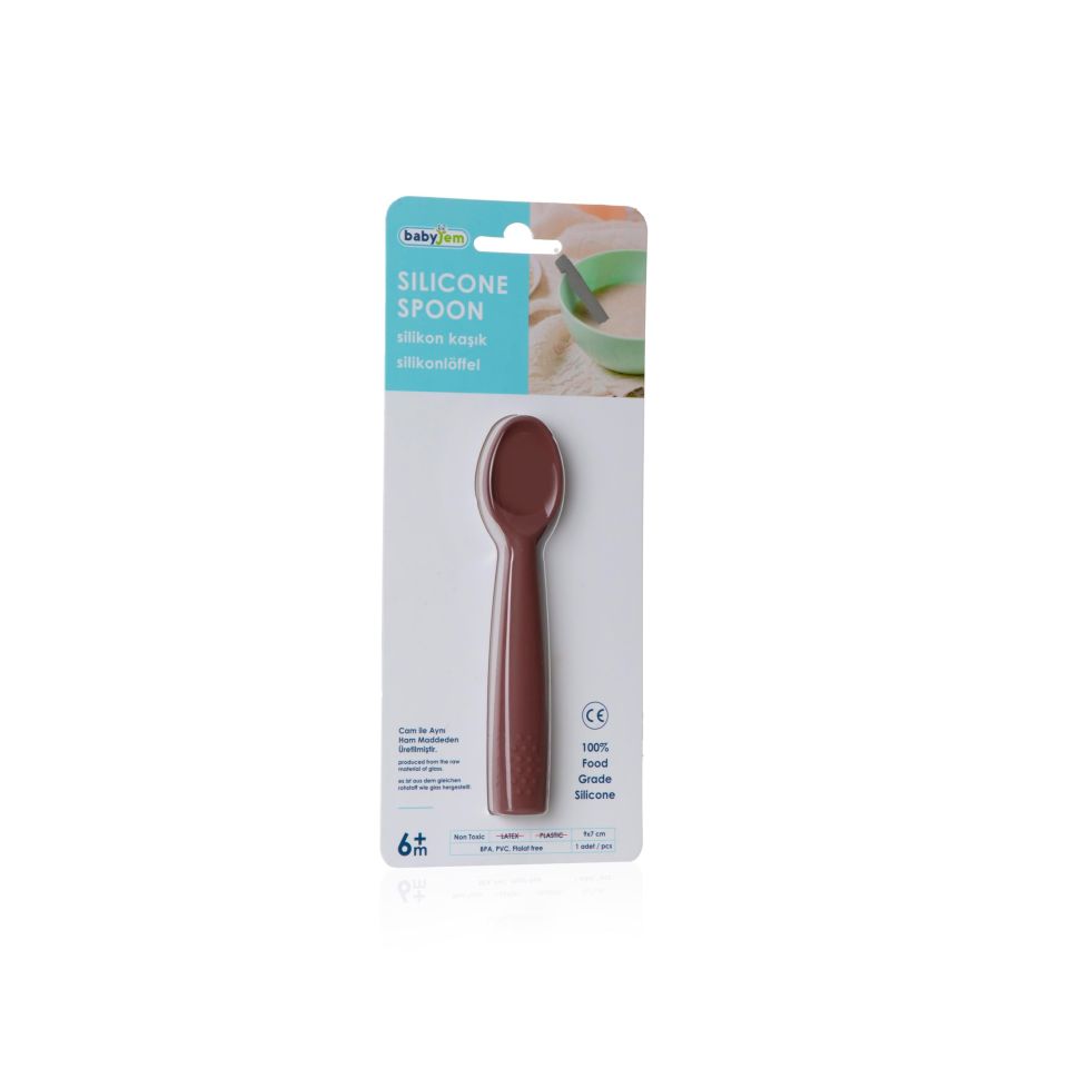 BabyJem Silikon Kaşık 759 Mocha