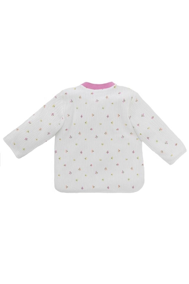 Minycenter Kız Bebek Ceket 24K003 Karışık Renkli