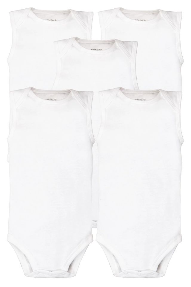 Carter's Layette Bebek 5'Li Body Set 1L930410 Beyaz