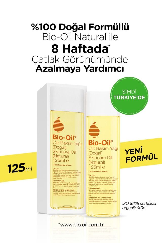 Bio-Oil Çatlak Karşıtı ve Natural Cilt Bakım Yağı 125ml