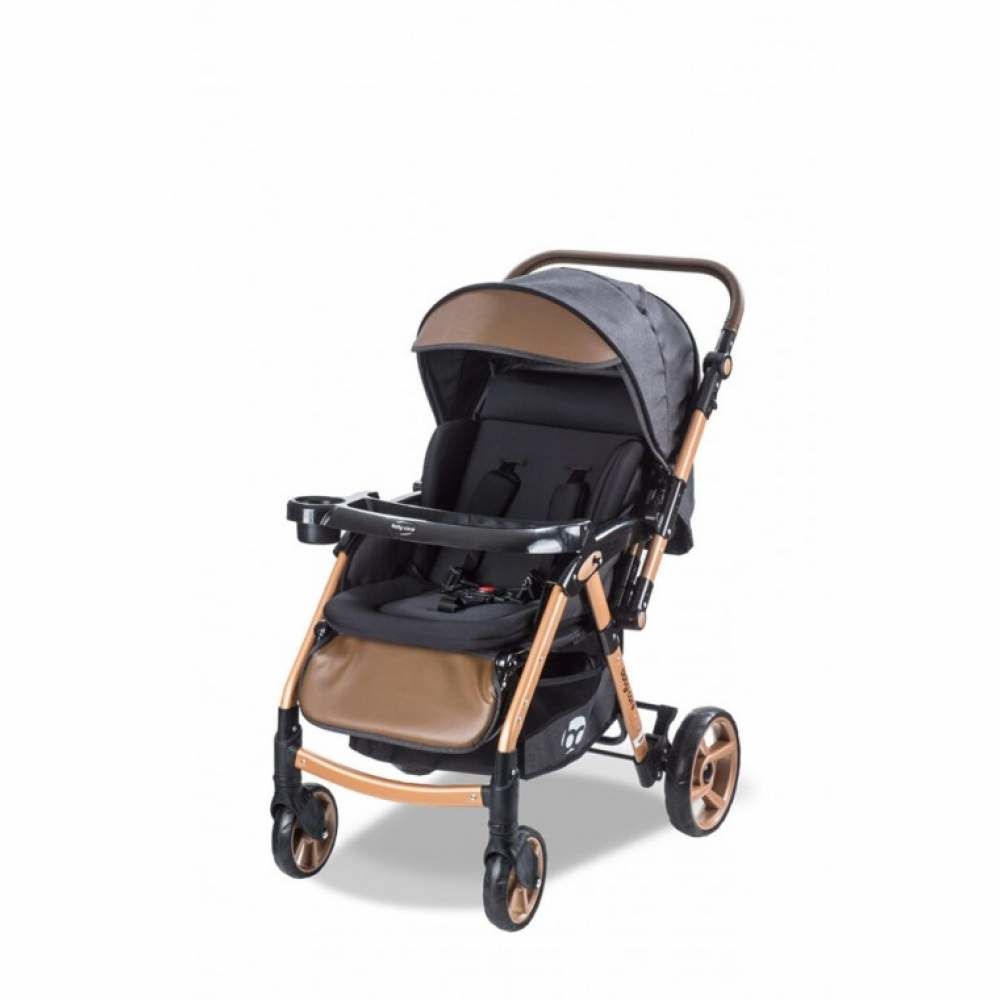 Baby Care 500 Combo Maxi Pro Çift Yönlü Puset - Gold Siyah