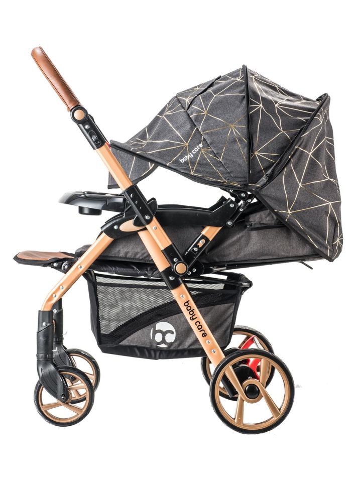 Baby Care 500 Combo Maxi Pro Çift Yönlü Puset - Gold Siyah