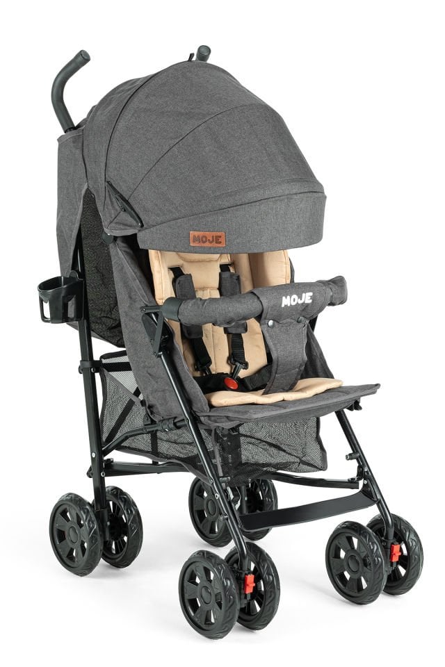 Moje Strong Baston Bebek Arabası - Antrasit Siyah