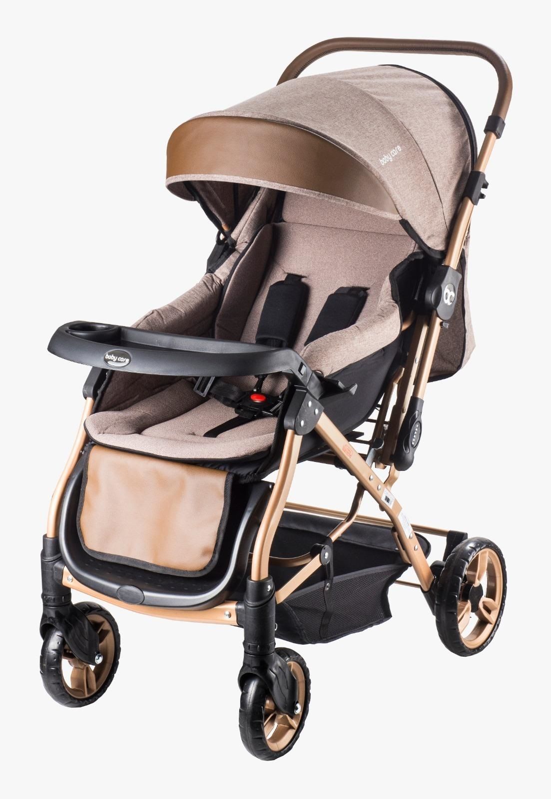Baby Care 65 Capron Gold Çift Yönlü Bebek Arabası - Kahve