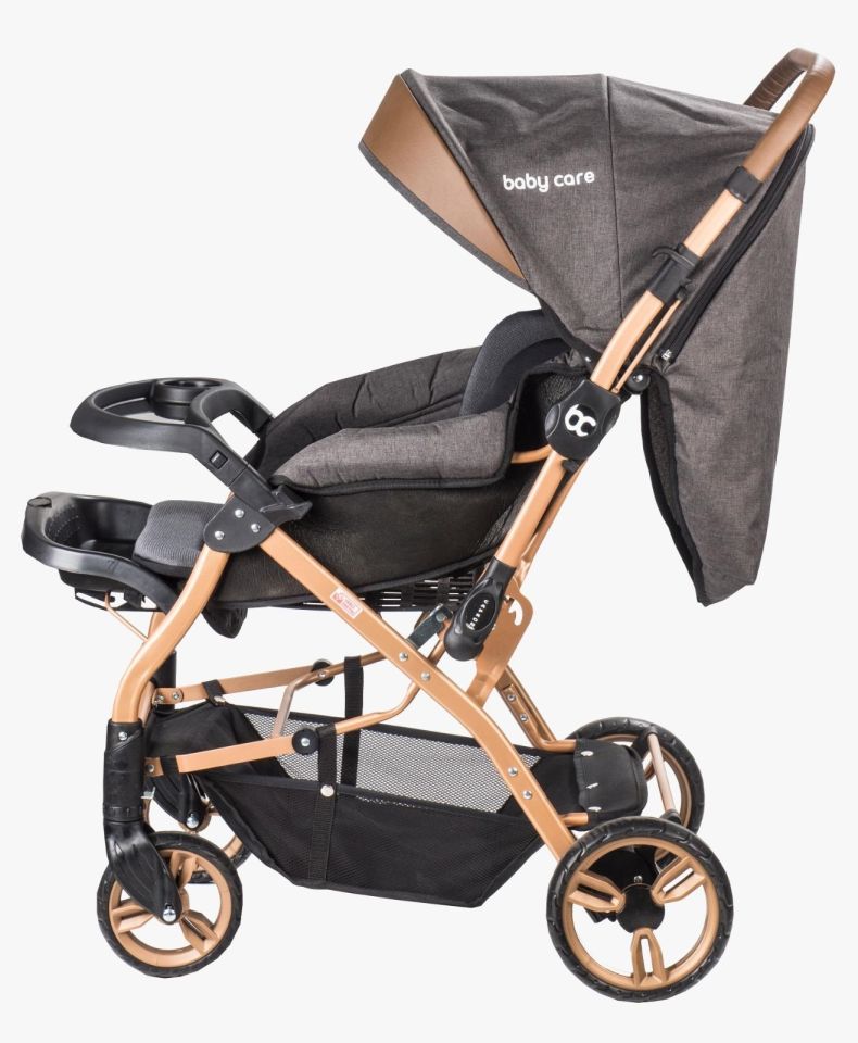 Baby Care 65 Capron Gold Çift Yönlü Bebek Arabası - Kahve