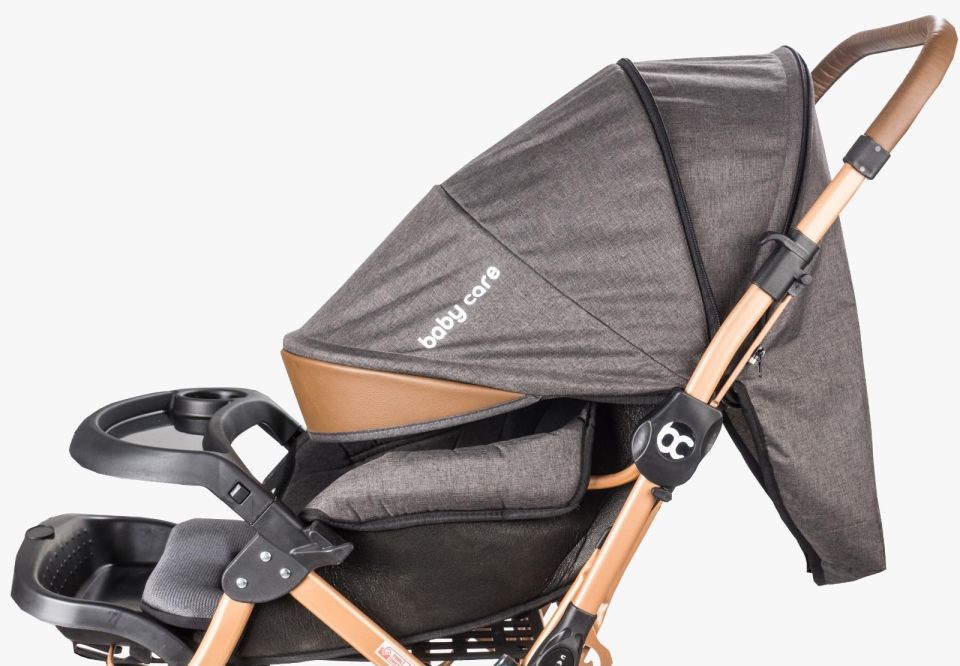 Baby Care 65 Capron Gold Çift Yönlü Bebek Arabası - Kahve