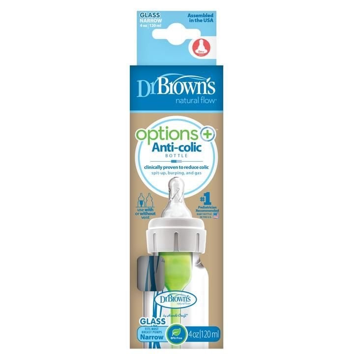 Dr Brown's Cam Dar Ağız Biberon Antikolik 120 ml