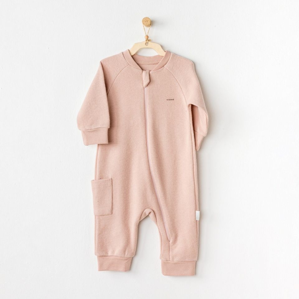 Andywawa AC24412 Basic Bebek Tulum Rose