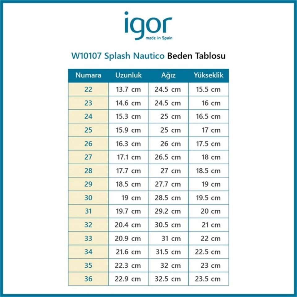 İgor Bimbi Nautico Yağmur Çizmesi W10237 Petroleo