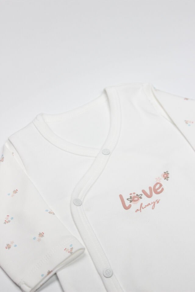 Bistyle Grow İn Lowe Kravuze Body 17106 Pembe Ekru