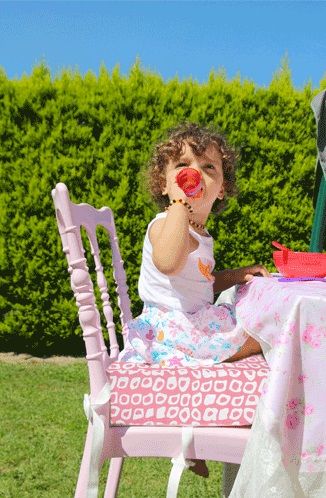 BabyJem Sandalye Yükseltici Minder 452 Pembe Kare
