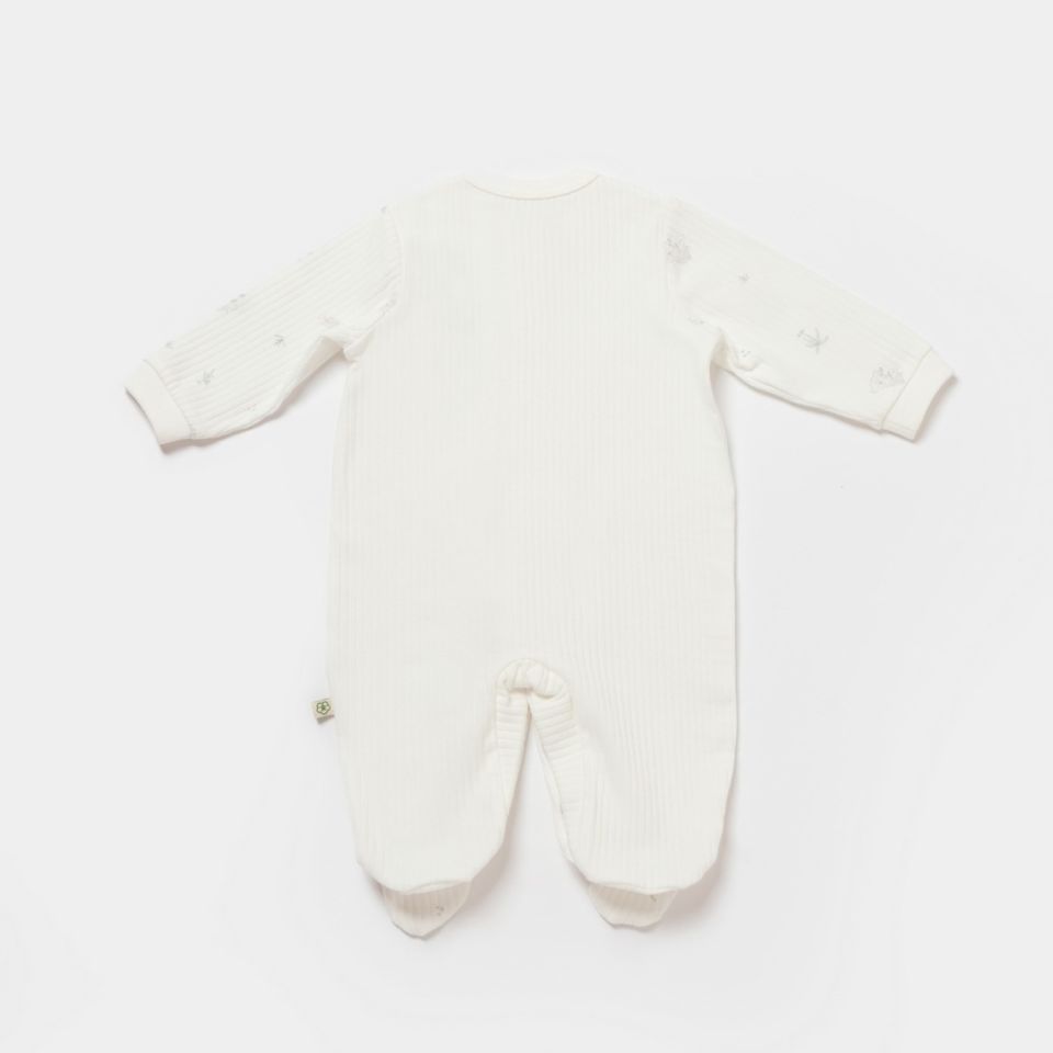 Bibaby Biorganic Koala Jungle Yenidoğan Bebek Tulum 60732 Gri