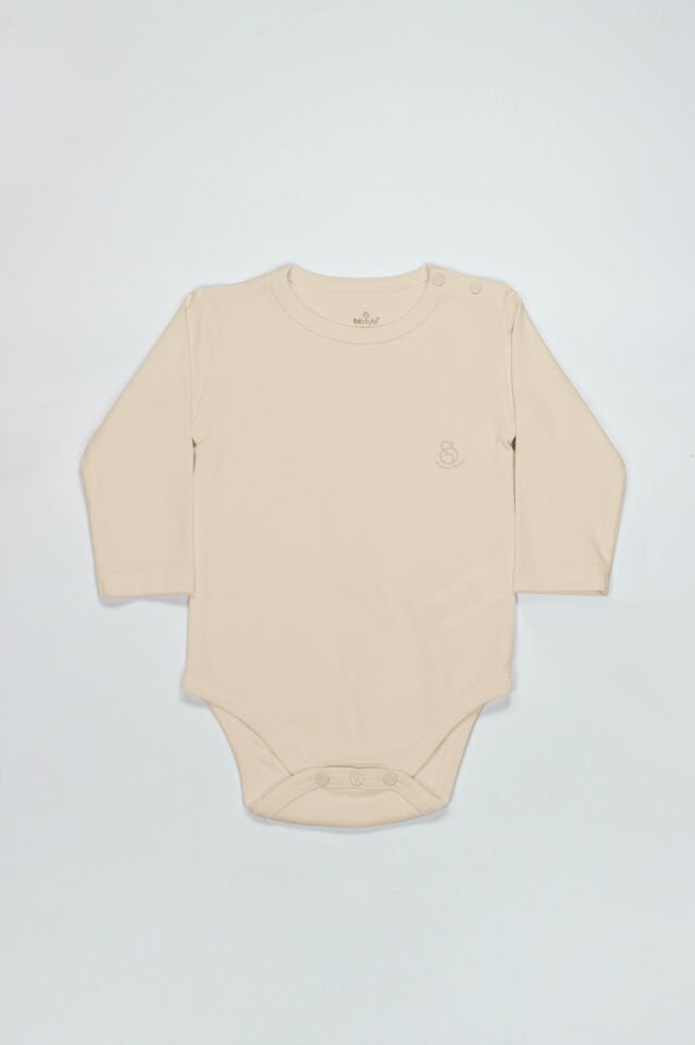 Bistyle Natural Basic Style Uzun Kol Body 17104 Bej