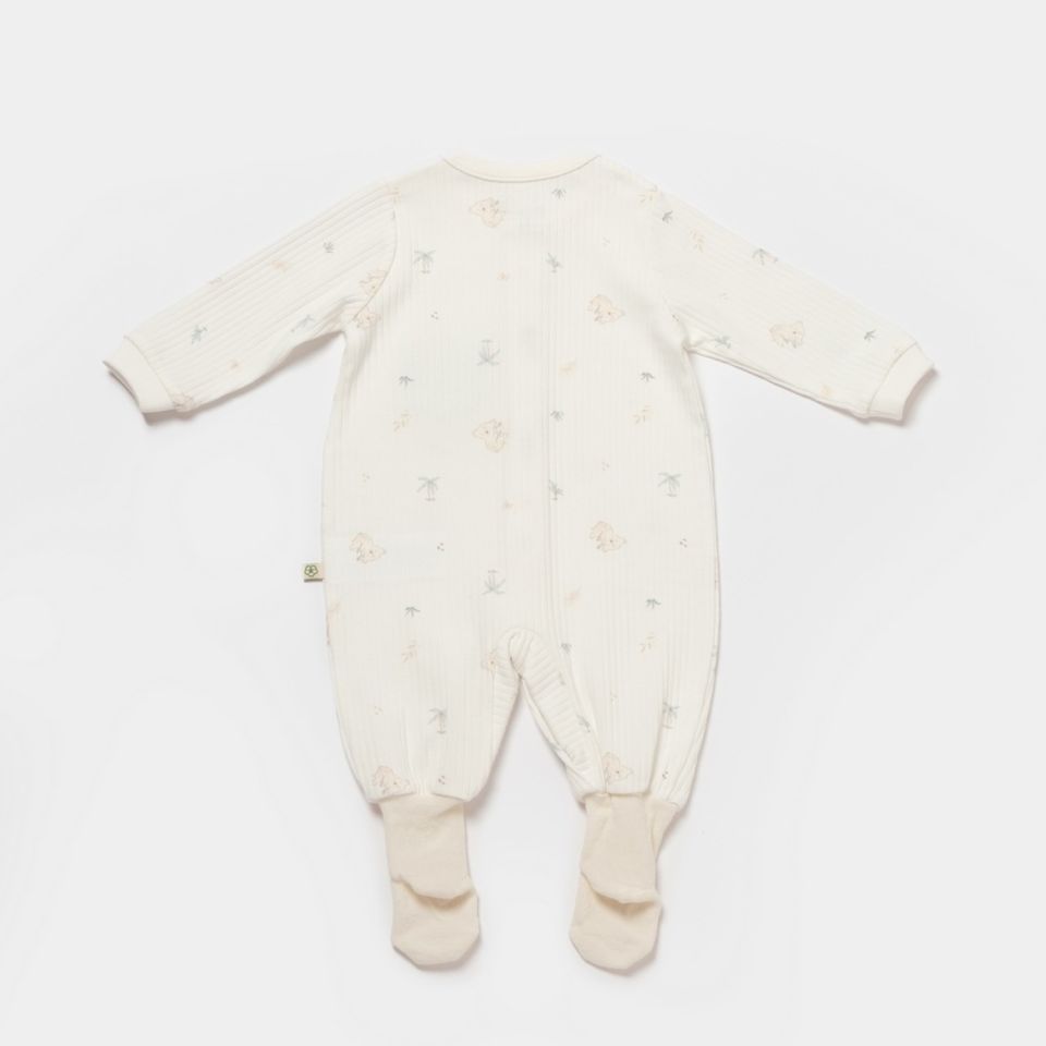 Bibaby Biorganic Koala Jungle Patikli Bebek Tulum 60734 Mint