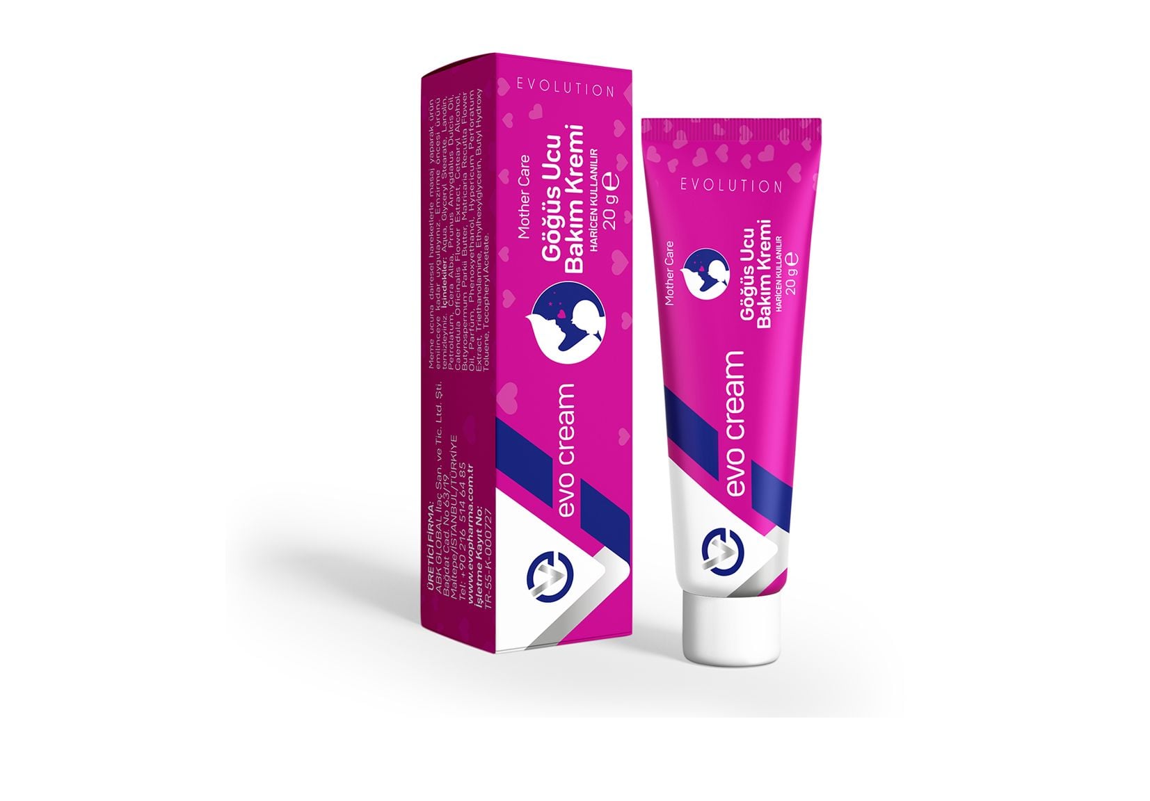 Evo Cream Mother Care Göğüs Ucu Bakım Kremi 20g