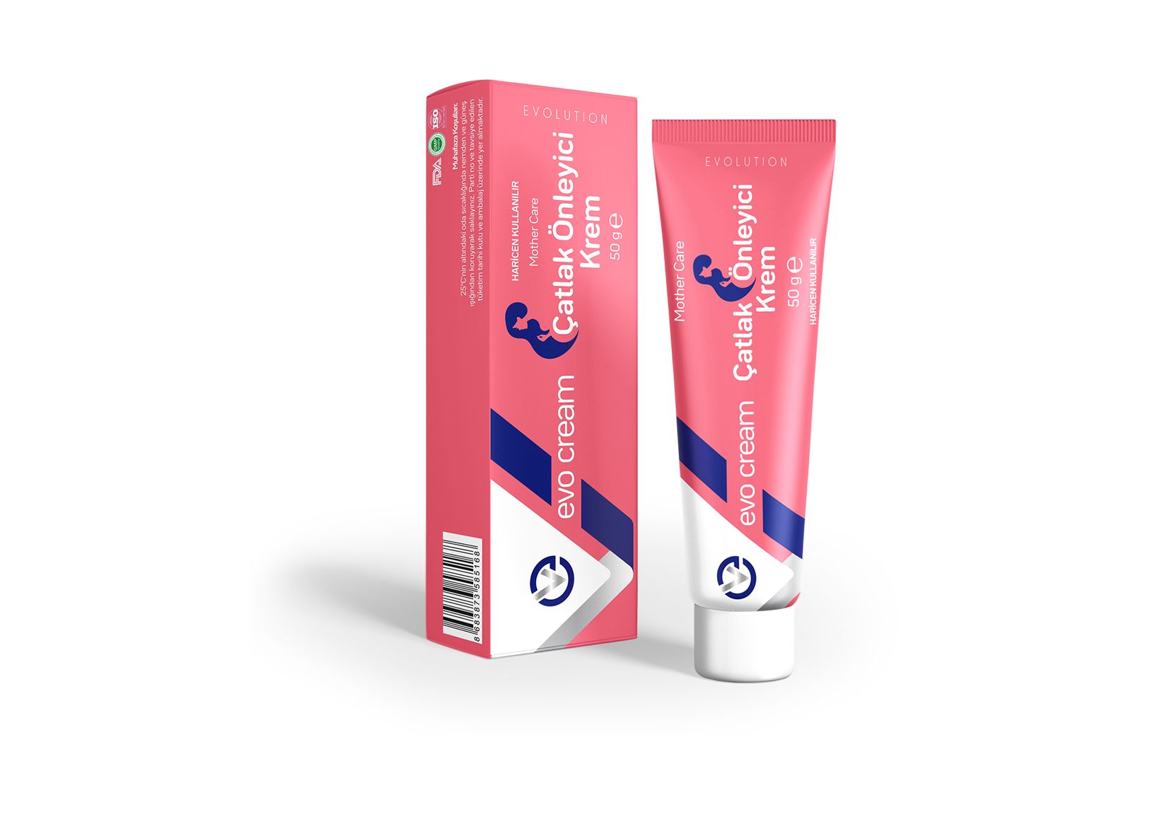 Evo Cream Mother Care Çatlak Önleyici Krem 50g