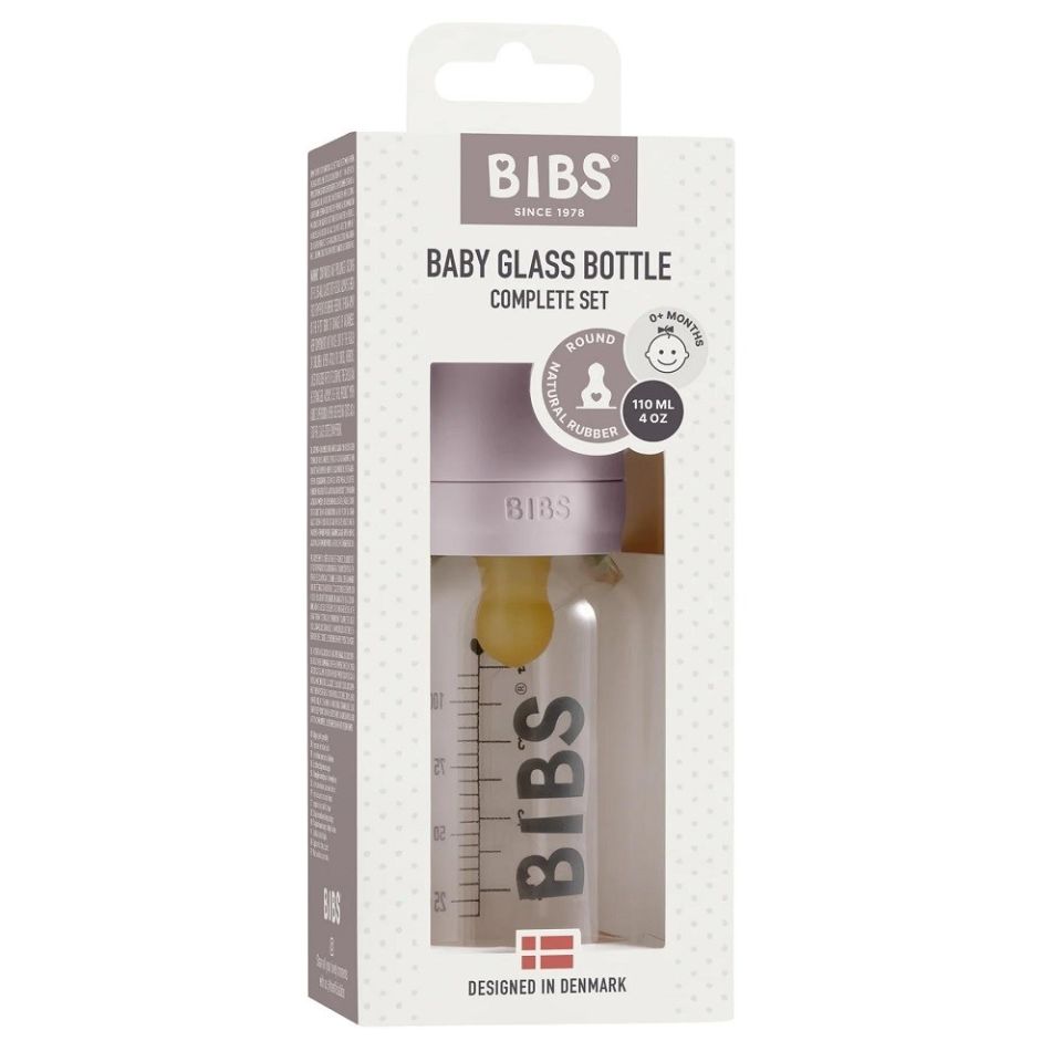 Bibs Baby Bottle Complete Set Biberon 110ml Dusty Lilac