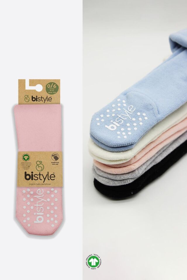 Bistyle Kaymaz Basic Külotlu Çorap 50501 Pembe