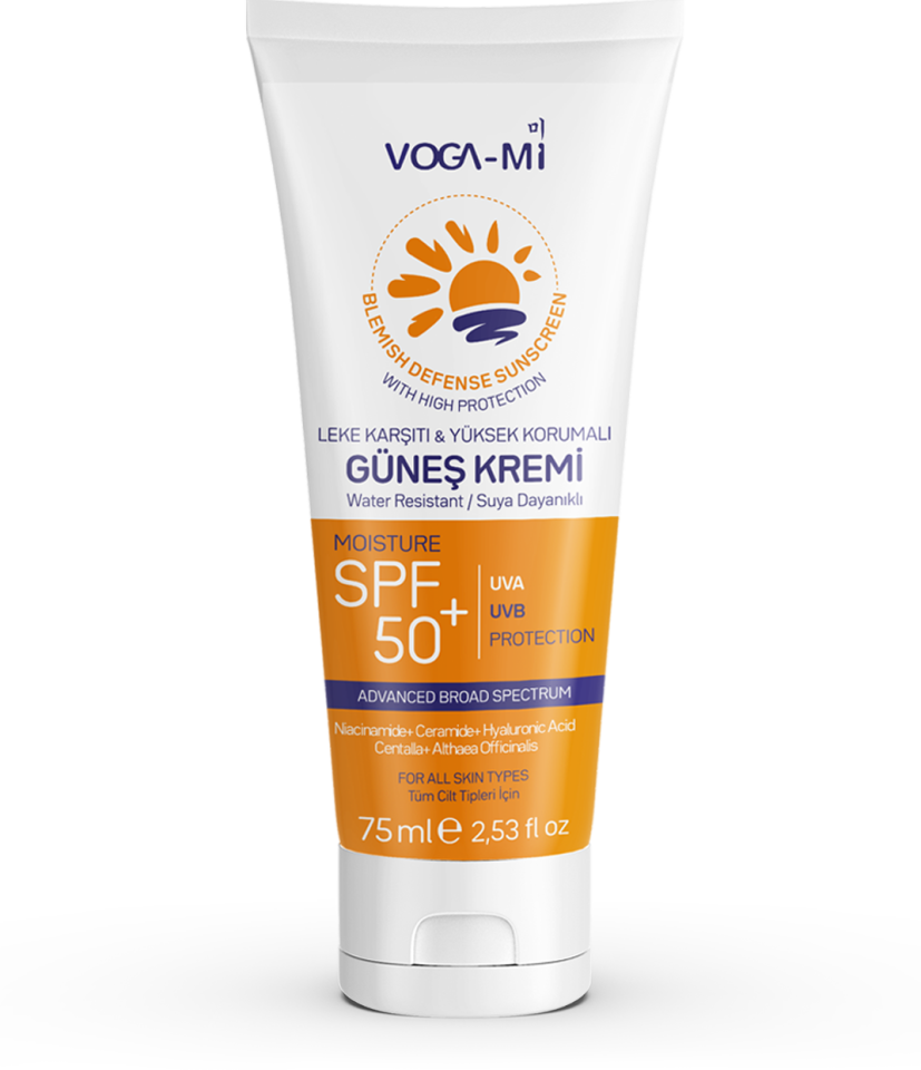 Vogami Tüm Ciltler için  Yüksek Korumalı Güneş Kremi 50 Spf