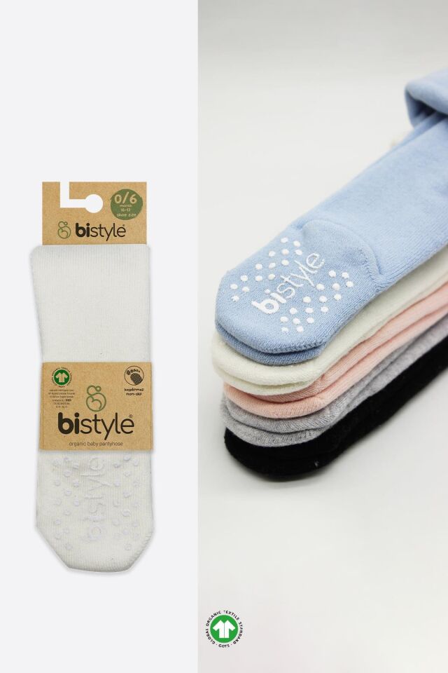 Bistyle Kaymaz Basic Külotlu Çorap 50501 Ekru