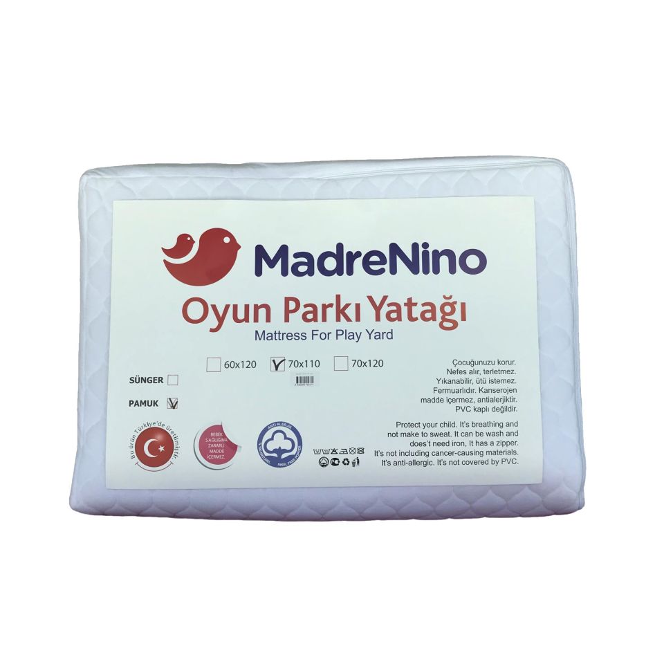 MadreNino Pamuk Oyun Park Yatağı 70x110