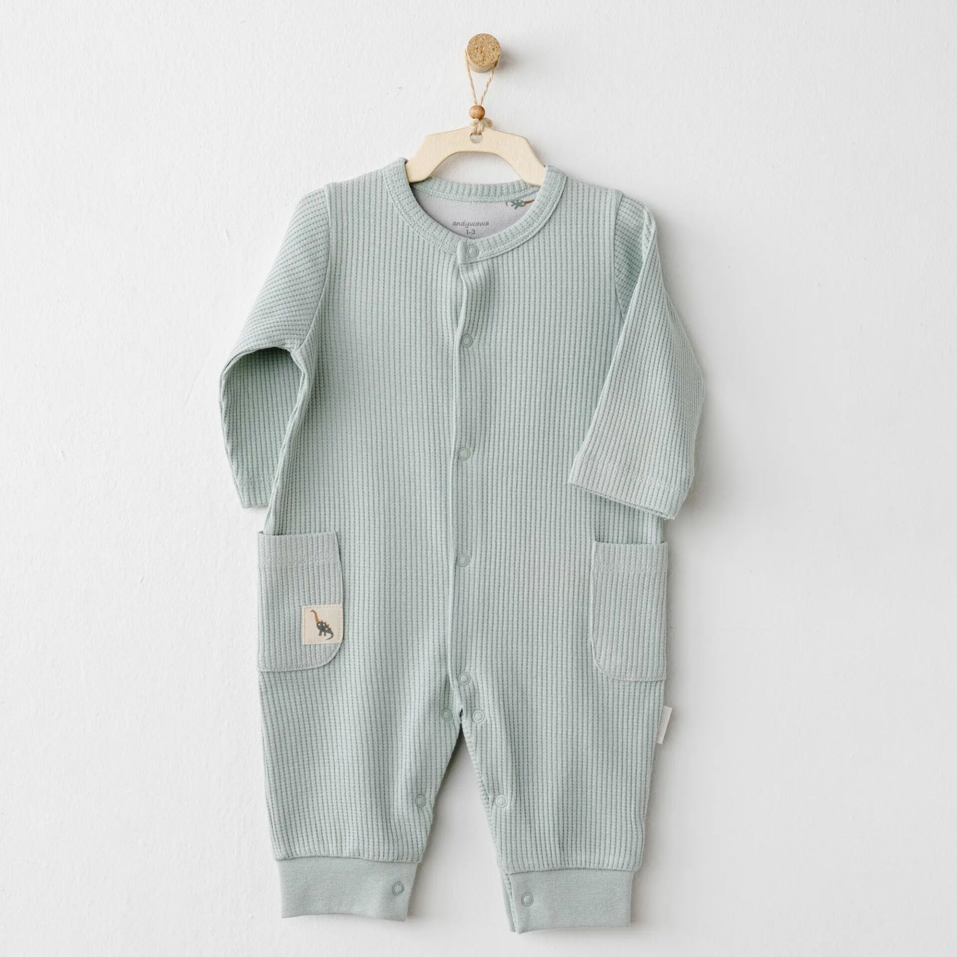 Andywawa AC26013 Mummy S Snuggle Saurus Tulum Green