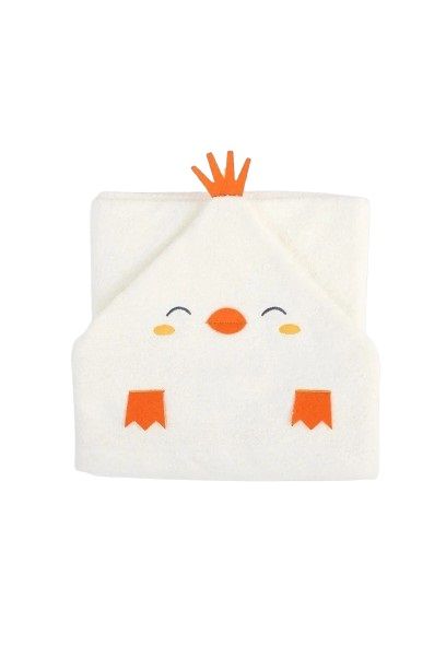 Bebitof Baby Civcivli Bornoz Seti 30038 Ekru