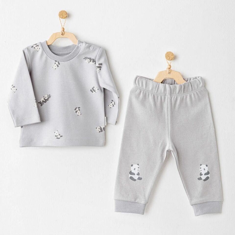 Andywawa AC26029 Keep Smiling 2'li Takım Grey