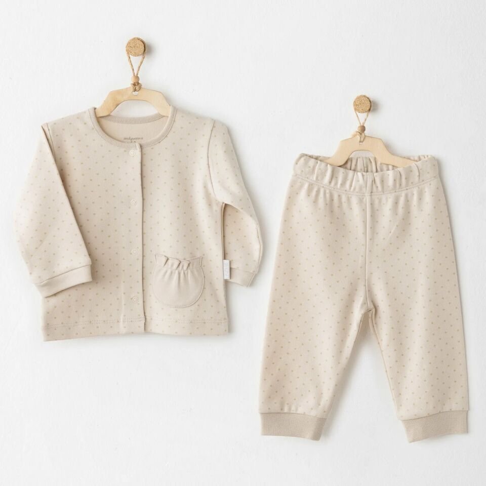 Andywawa AC26047 You Are Special 2'li Takım Beige