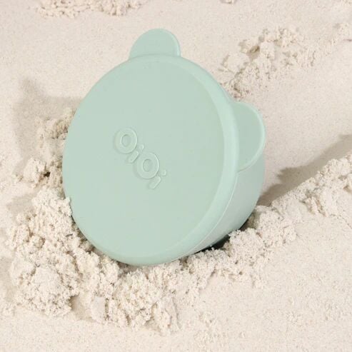 OiOi Silikon Kapaklı Mini Kase 2'Li Mini Bites River Green / Powder Grey