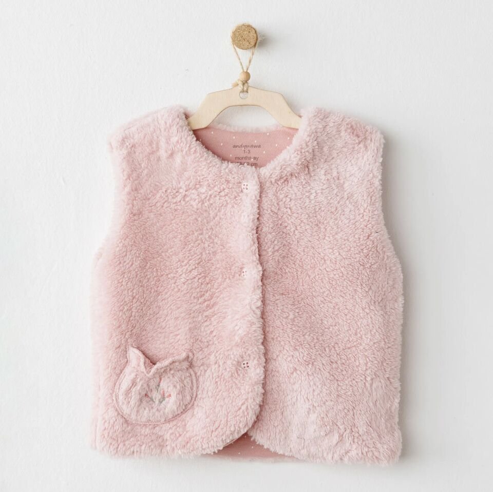 Andywawa AC26094 Mon Petit Amour Yelek Pink